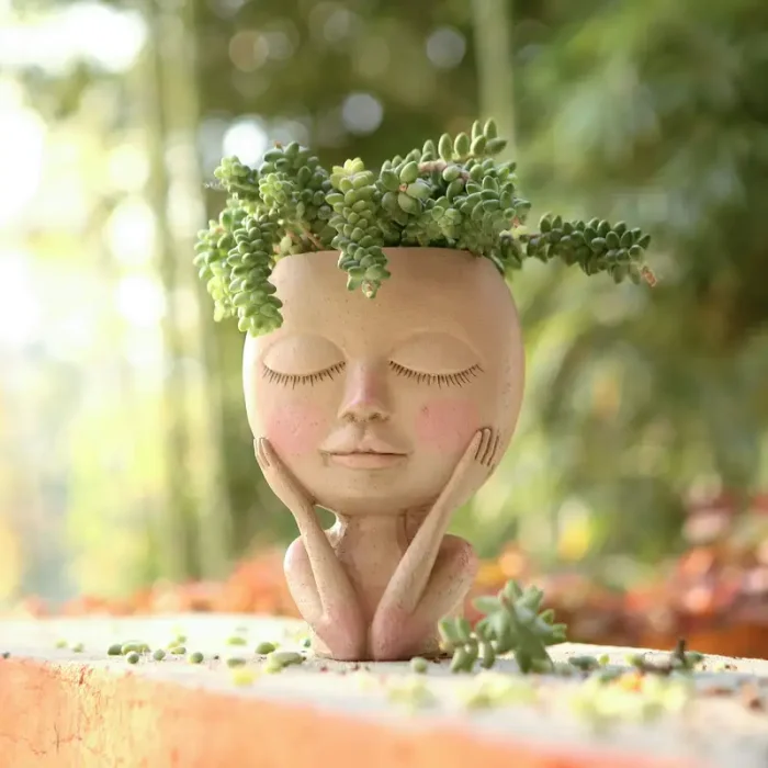 Face Flower Planter - Image 2
