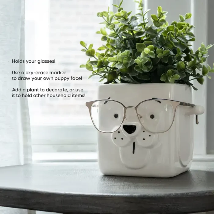 White Puppy Planter 03 800 800