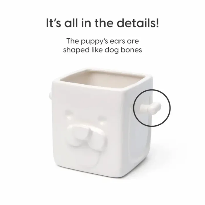 White Puppy Planter 05 800 800