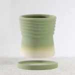 Green Ceramic Planter 017