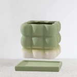 Green Ceramic Planter 019