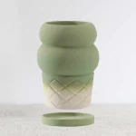 Green Ceramic Planter 03